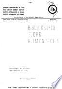 Bibliografía sobre alimentación