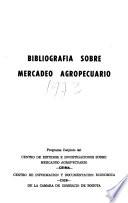 Bibliografía sobre mercadeo agropecuario