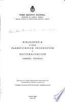 Bibliografía sobre planificación, producción y racionalización