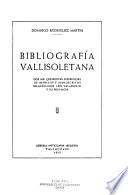 Bibliografía vallisoletana