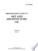 Bibliographic Guide to Art and Architecture