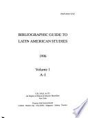 Bibliographic Guide to Latin American Studies 1996