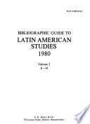 Bibliographic Guide to Latin American Studies