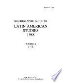Bibliographic Guide to Latin American Studies