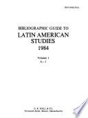 Bibliographic Guide to Latin American Studies