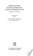 Bibliographie d'histoire littéraire française