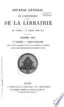 Bibliographie de la France, ou Journal général de l'imprimerie et de la librairie