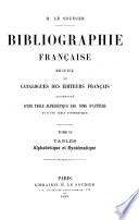 Bibliographie française