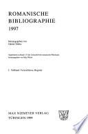 Bibliographie Romane