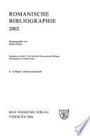 Bibliographie Romane