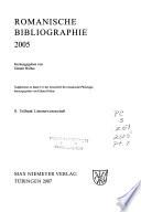 Bibliographie Romane