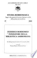 Biblioteca Ambrosiana tra Roma, Milano e L'Europa