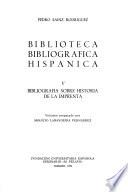 Biblioteca bibliográfica hispánica: Bibliografía sobre historia de la imprenta