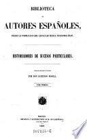 Biblioteca de autores Espanoles, desde la formacion del lenguaje hasta nuestros dias