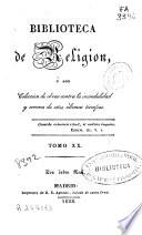 Biblioteca de religión: (1828. 404 p.)