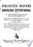 Biblioteca hispano americana septentrional