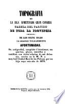 Biblioteca islena. (Sammlung auf die canarischen Inseln bezüglicher Schriften.)