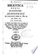 Biblioteca nueva de los escritores aragoneses