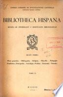 Bibliotheca Hispana; Revista de Información y Orientación Bibliográficas. Sección 1