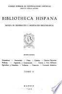 Bibliotheca Hispana; Revista de Información y Orientación Bibliográficas. Sección 2
