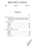 Bibliotheca Hispana; Revista de Información y Orientación Bibliográficas. Sección 3