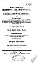 Bibliotheca medico-chirurgica et pharmaceutico-chemica