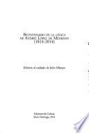 Bicentenario de la lógica de Andrés López de Medrano 1814-2014
