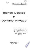 Bienes ocultos y dominio privado
