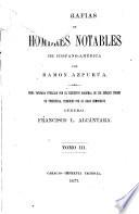 Biografias de hombres notables de Hispano-América