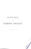 Biografias de hombres notables de Hispano-América