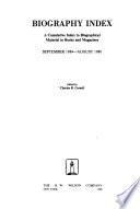 Biography Index