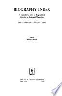 Biography Index