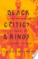Black Critics and Kings