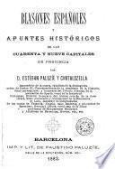 Blasones españoles y apuntes históricos de las cuarenta y nueve capitales de provincia
