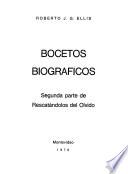 Bocetos biográficos