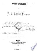 Bocetos literarios de F.J. Gómez Flores