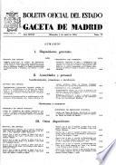 Boletâin oficial del estado: Gaceta de Madrid