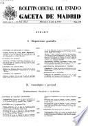 Boletâin oficial del estado: Gaceta de Madrid