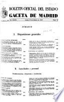 Boletâin oficial del estado: Gaceta de Madrid