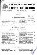 Boletâin oficial del estado: Gaceta de Madrid