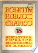 Boletim bibliográfico