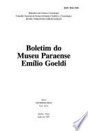Boletim Do Museu Paraense Emílio Goeldi