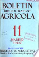Boletín bibliográfico agrícola