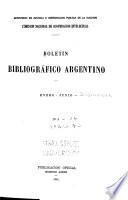 Boletín bibliográfico argentino