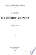 Boletín bibliográfico argentino