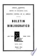 Boletín bibliográfico - Bibliotecas de Marina