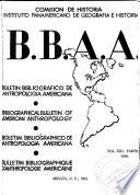 Boletin bibliografico de antropologia americana