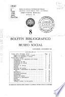 Boletin bibliografico del museo social