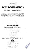 Boletin bibliografico español y estranjero
