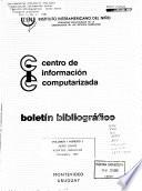 Boletín bibliográfico